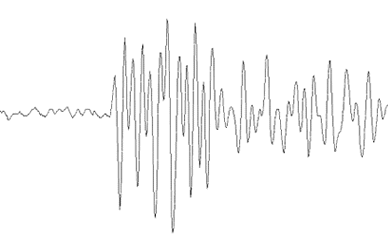 Seismogram. SOURCE: U.S. Geological Survey