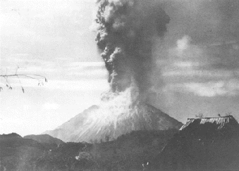 Parcutin Volcano, Mexico, 1947. SOURCE: U.S. Geological Survey